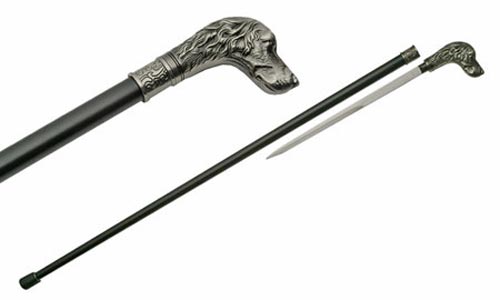 Night Watchman Sword Cane - Heavy Duty Self Defense Sword